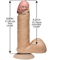 Фаллоимитатор на присоске The Realistic Cock 6” with Removable Vac-U-Lock Suction Cup - 17,3 см. Арт: 325