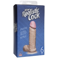 Фаллоимитатор на присоске The Realistic Cock 6” with Removable Vac-U-Lock Suction Cup - 17,3 см. Арт: 325