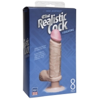 Вибромассажер реалистичной формы The Realistic Cock Vibrating 8” - 23,6 см. Арт: 487