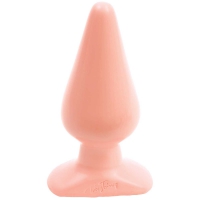 Анальная пробка телесного цвета Butt Plugs Smooth Classic Large - 14 см. Арт: 1572