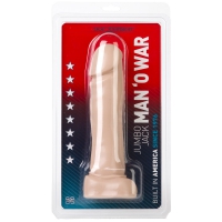 Телесный дилдо Jumbo Jack MAN O  WAR - 25 см. Арт: 8437