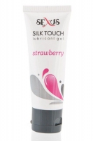 Увлажняющая гель-смазка с ароматом клубники Silk Touch Strawberry - 50 мл. Арт: 10009