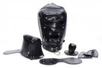 Шлем-трансформер Muzzled Universal BDSM Hood with Removable Muzzle Арт: 64808