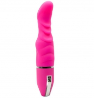 Розовый вибратор PURRFECT SILICONE DELUXE VIBE - 15 см. Арт: 64932