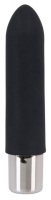 Чёрный мини-вибратор Lust Mini Vibrator - 9,6 см. Арт: 73615