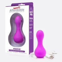 Фиолетовый мини-вибратор Affordable Rechargeable Moove  Арт: 77825