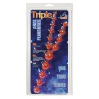 Шарики анальные тройные TRIPLE ANAL PLEASURE BEADS Арт: 1720