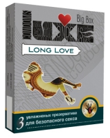 Презервативы LUXE Long Love с пролонгирующим эффектом - 3 шт. Арт: 12321