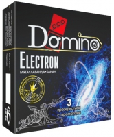 Ароматизированные презервативы Domino Electron - 3 шт. Арт: 12380