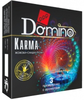 Ароматизированные презервативы Domino Karma - 3 шт. Арт: 12381