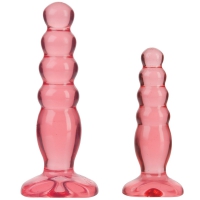 Набор из двух розовых анальных втулок Crystal Jellies Anal Trainer Kit Арт: 13278