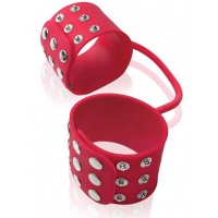 Силиконовые наручники SILICONE CUFFS RED Арт: 16118