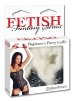 Меховые белые наручники Beginner s Furry Cuffs Арт: 4421