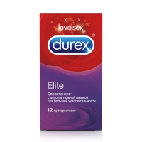 Сверхтонкие презервативы Durex Elite - 12 шт. Арт: 4904