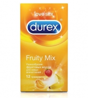 Презервативы с фруктовыми вкусами Durex Fruity Mix - 12 шт. Арт: 4907