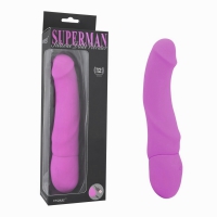 Фиолетовый вибратор Rechargeable Silicone Dildo - 21 см. Арт: 26905