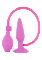 Розовый анальный расширитель LARGE INFLATABLE PLUG - 15 см. Арт: 27107