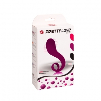 Фиолетовый вибратор с хвостиком Pretty Love - 20,5 см. Арт: 36211